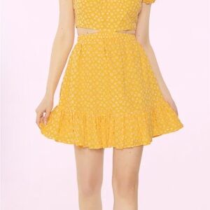 Likely ISABELLA Yellow Floral Dress